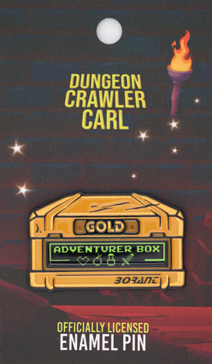 Dungeon Crawler Carl: Adventurer's Loot Box Enamel Pin Enamel Pin Foam Brain Games