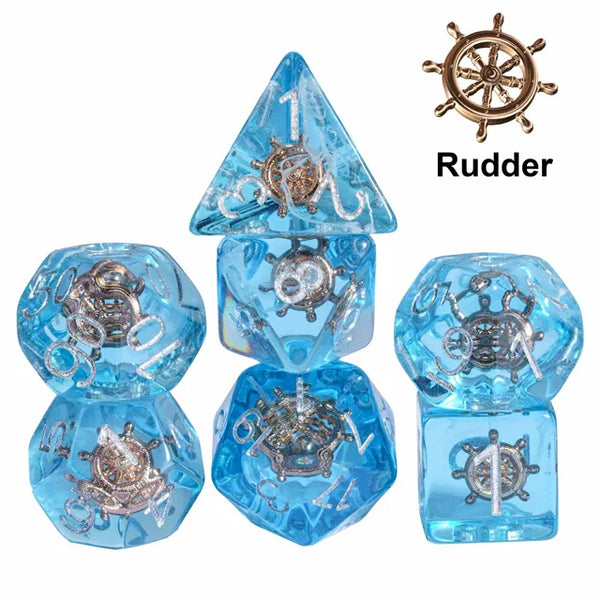 Ancient Mariner RPG Dice Set Plastic Dice Foam Brain Games