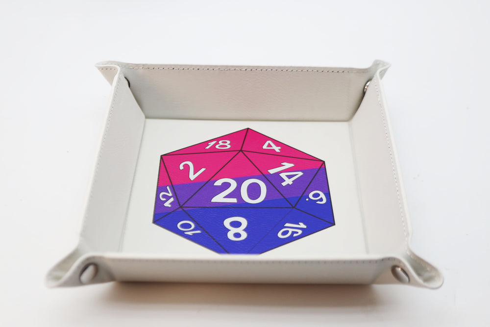 Pride D20 Snap Tray: Bisexual Dice Tray Foam Brain Games