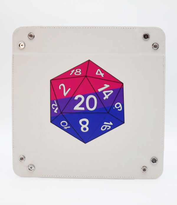 Pride D20 Snap Tray: Bisexual Dice Tray Foam Brain Games