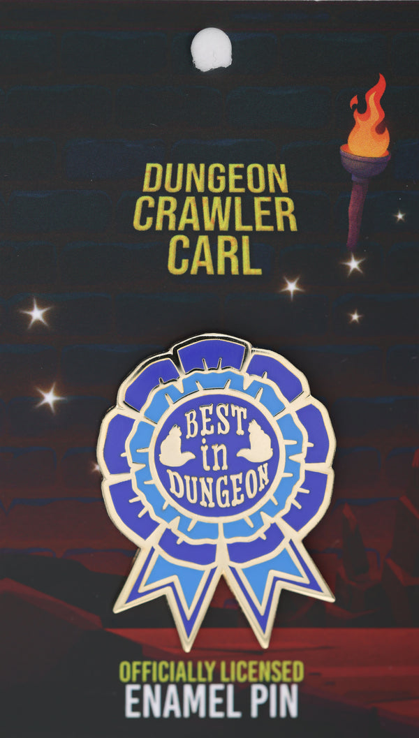 Dungeon Crawler Carl: Best in Dungeon Enamel Pin **BACKORDERED** Enamel Pin Foam Brain Games
