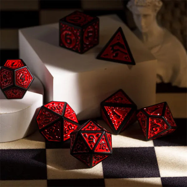 Bloodthirst RPG Dice Set Plastic Dice Foam Brain Games
