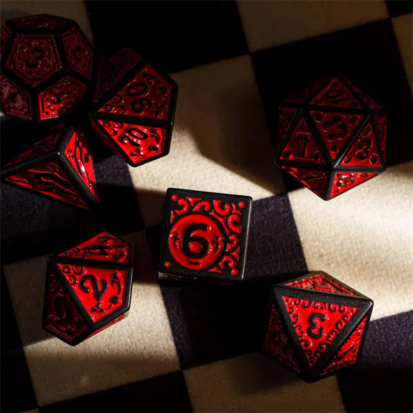Bloodthirst RPG Dice Set Plastic Dice Foam Brain Games