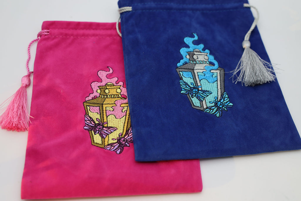 Moonlit Lantern Dice Bag - Pink Dice Bag Foam Brain Games