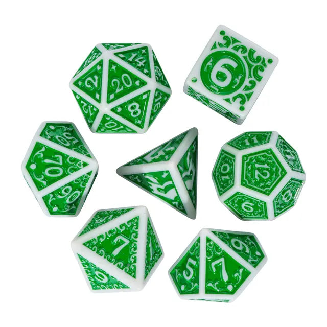 Budding Clarity RPG Dice Set Plastic Dice Foam Brain Games