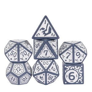 Crisp Blizzard RPG Dice Set Plastic Dice Foam Brain Games