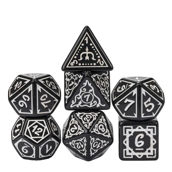 Cryptic Knots: Misty RPG Dice Set Plastic Dice Foam Brain Games