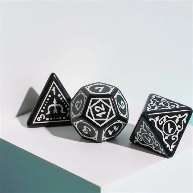 Cryptic Knots: Misty RPG Dice Set Plastic Dice Foam Brain Games