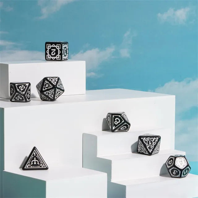 Cryptic Knots: Misty RPG Dice Set Plastic Dice Foam Brain Games