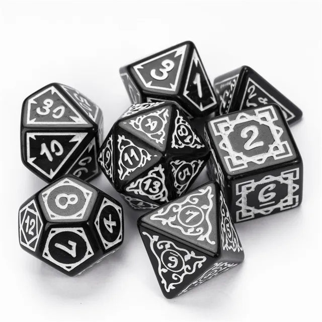 Cryptic Knots: Misty RPG Dice Set Plastic Dice Foam Brain Games