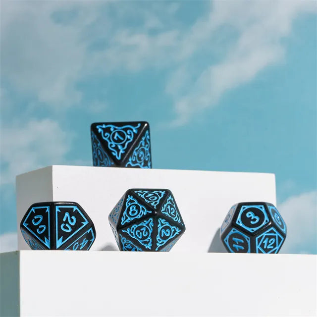 Cryptic Knots: Ocean RPG Dice Set Plastic Dice Foam Brain Games