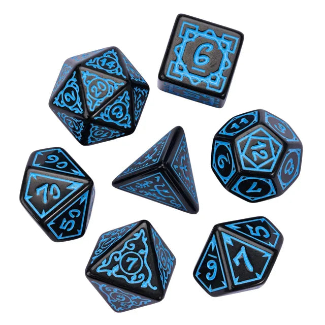 Cryptic Knots: Ocean RPG Dice Set Plastic Dice Foam Brain Games