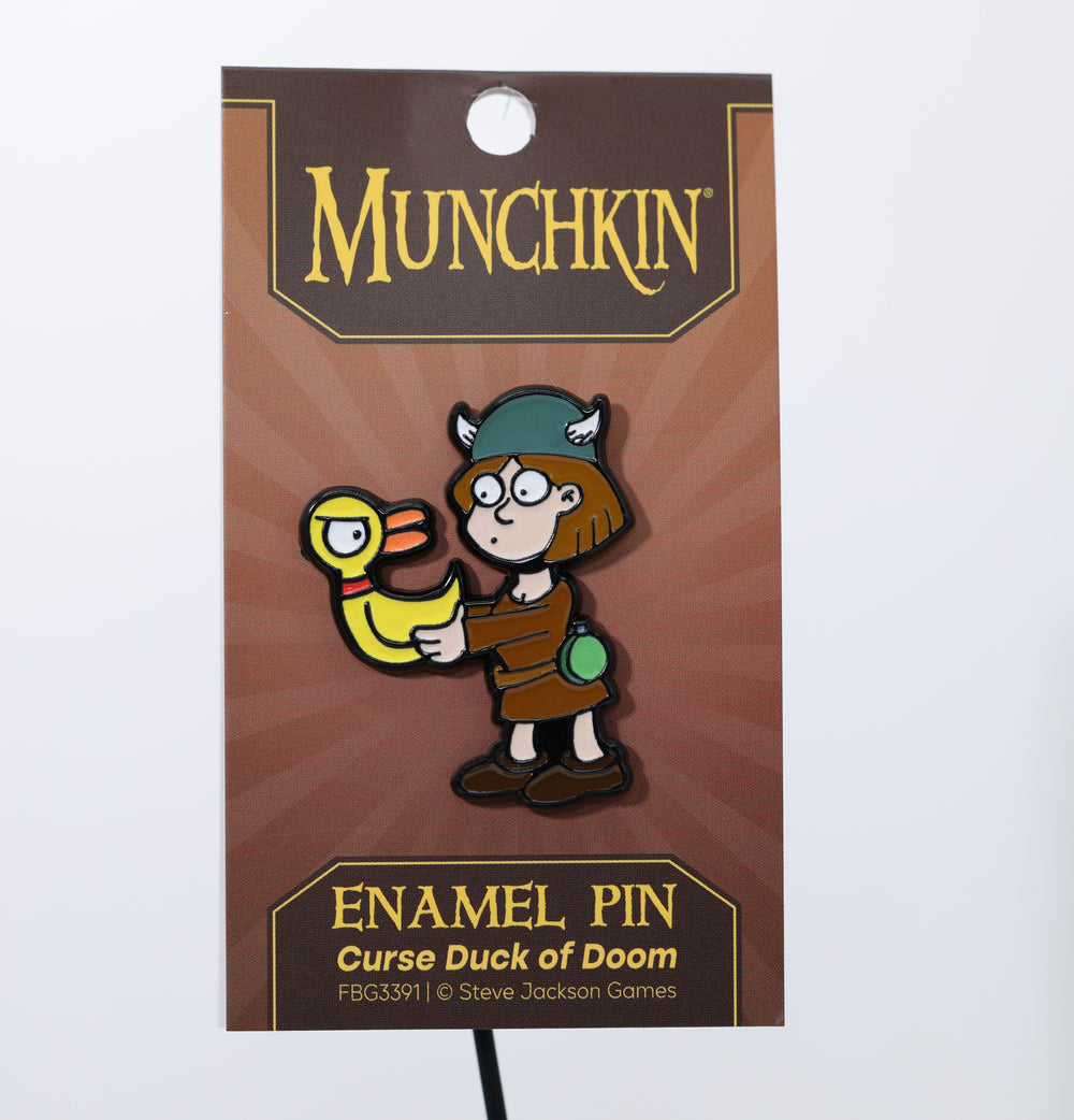 Munchkin: Curse Duck of Doom Enamel Pin Enamel Pin Foam Brain Games