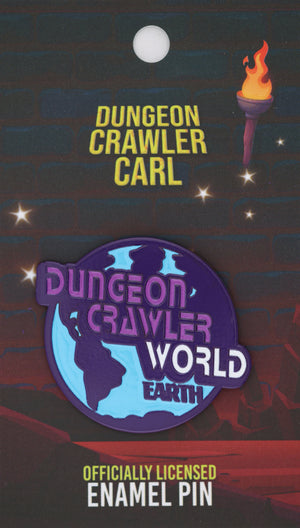 Dungeon Crawler Carl: Dungeon Crawler World Enamel Pin **BACKORDERED** Enamel Pin Foam Brain Games