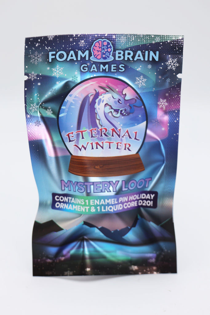 Mystery Loot: Eternal Winter Metal Dice Foam Brain Games