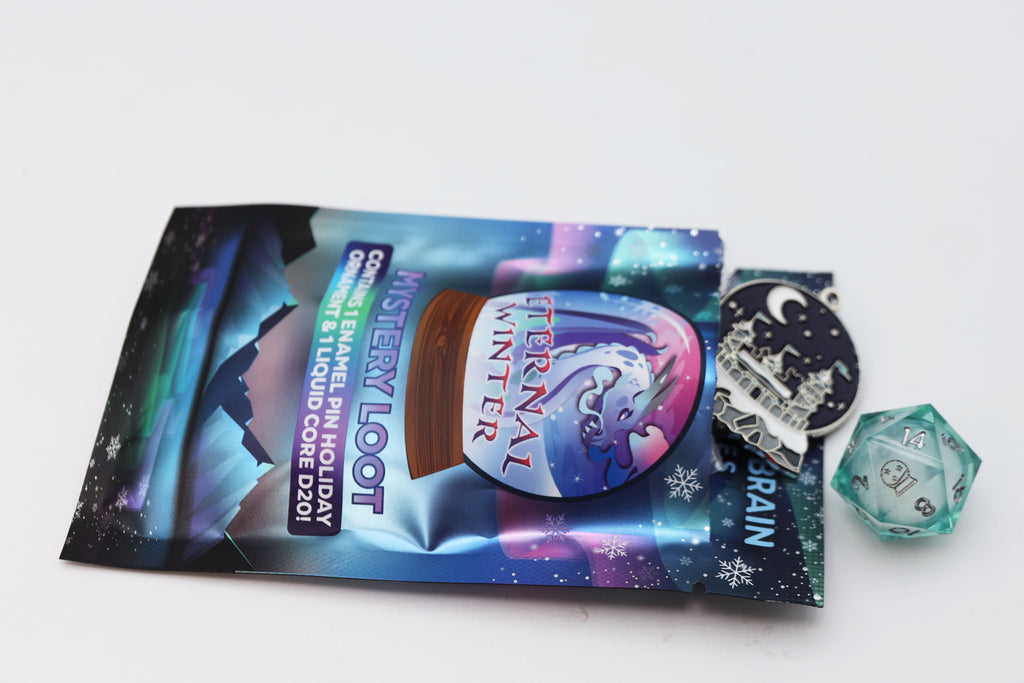 Mystery Loot: Eternal Winter Metal Dice Foam Brain Games
