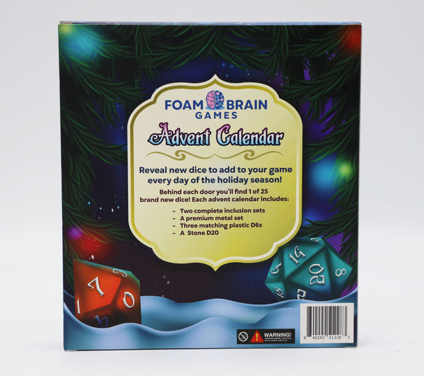 Dice Advent Calendar 2023 Special Collection Foam Brain Games