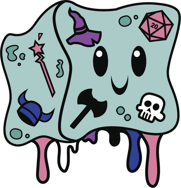 Pride Gelly Cube Sticker: Genderfluid Stickers Foam Brain Games