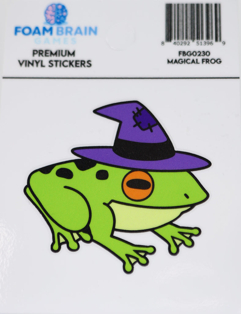 Magical Frog Sticker  Foam Brain Games