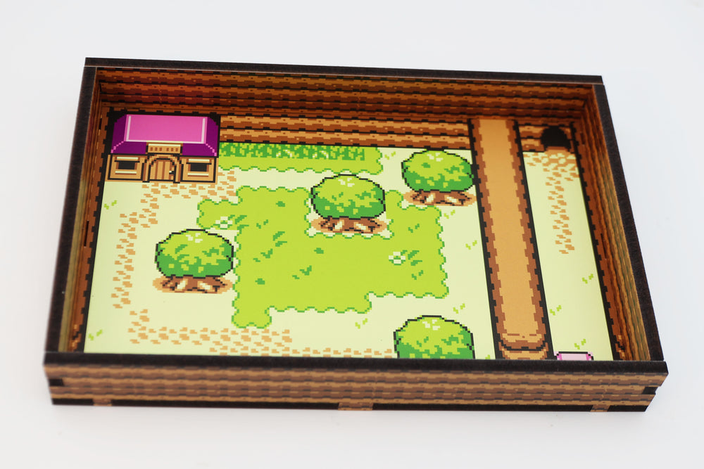 Chromatic Dice Tray - Pixel RPG Dice Tray Foam Brain Games