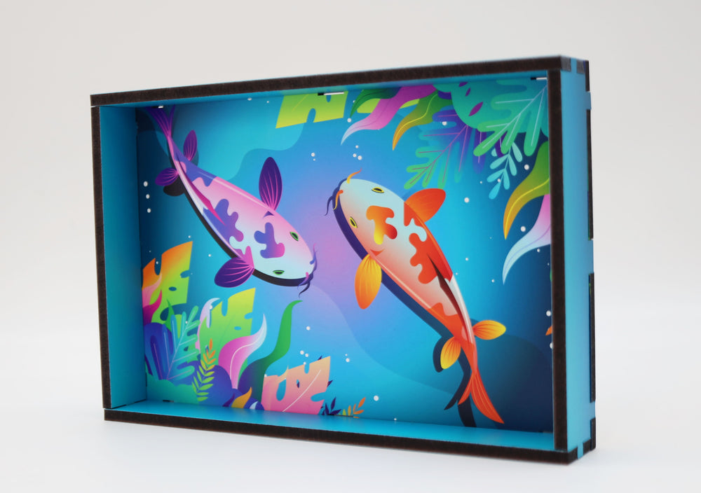 Chromatic Dice Tray - Koi Dice Tray Foam Brain Games