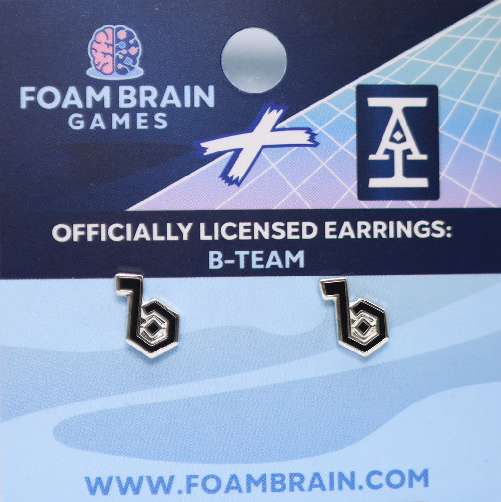 Acquisitions Inc Stud Earrings: B-Team Jewelry Foam Brain Games