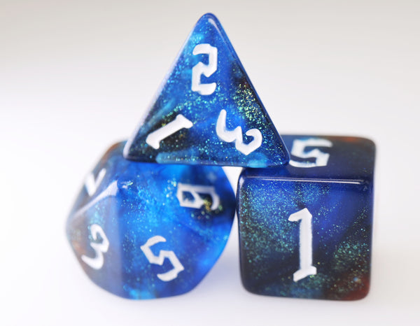Magician's Illusion RPG Dice Set Plastic Dice Foam Brain Games
