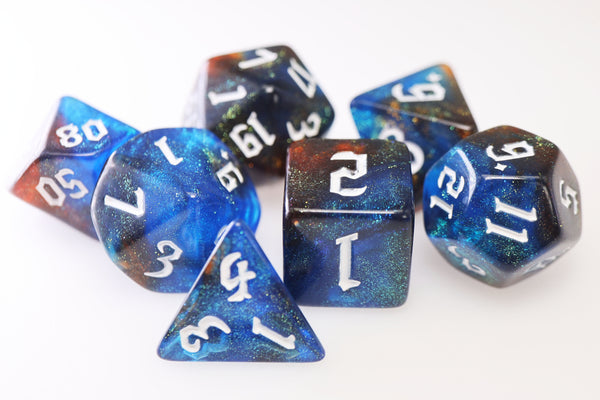 Magician's Illusion RPG Dice Set Plastic Dice Foam Brain Games