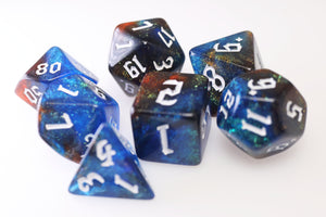 Magician's Illusion RPG Dice Set Plastic Dice Foam Brain Games