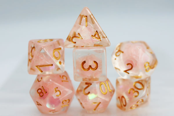 Nixie Nimbus RPG Dice Set Plastic Dice Foam Brain Games