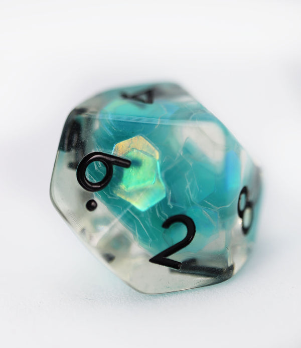 Siren Sparkle RPG Dice Set Plastic Dice Foam Brain Games