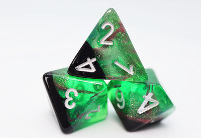The Cursed Wood RPG Dice Set Plastic Dice Foam Brain Games