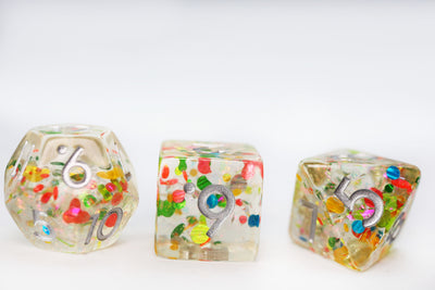 It's A Party! RPG Dice Set Plastic Dice Foam Brain Games