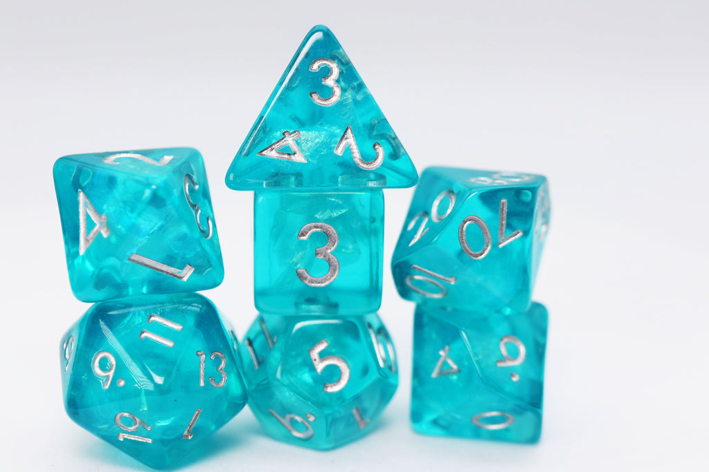 Nucleation RPG Dice Set Plastic Dice Foam Brain Games