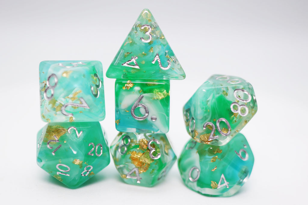 Wealth of the Wild RPG Dice Set Plastic Dice Foam Brain Games