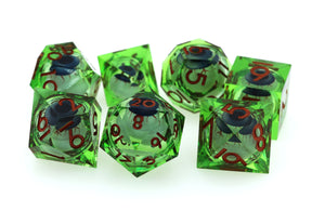 Sharp Edge Moving Eye RPG Dice Set - Poisonshot