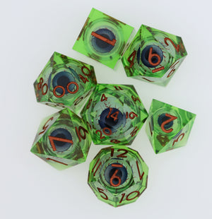 Sharp Edge Moving Eye RPG Dice Set - Poisonshot