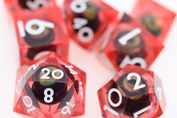 Sharp Edge Moving Eye RPG Dice Set - Cerberus' Watch