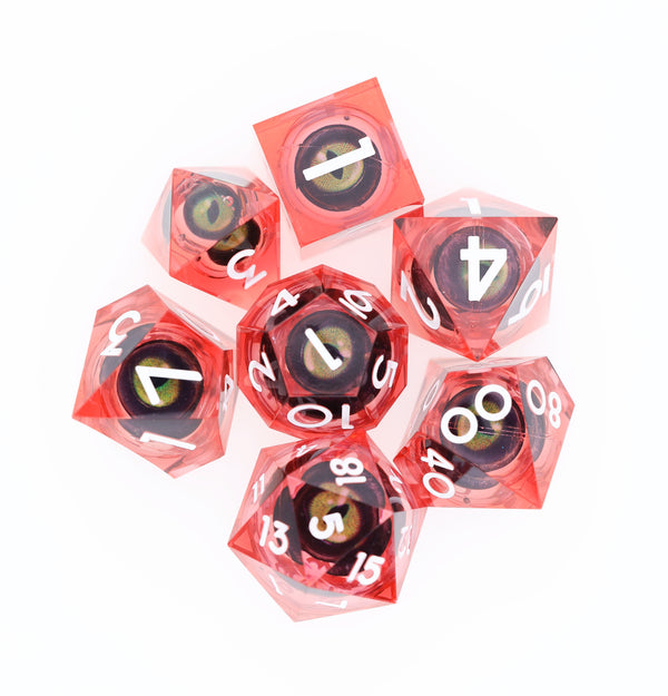 Sharp Edge Moving Eye RPG Dice Set - Cerberus' Watch