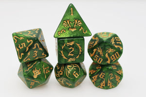 Drake's Flight: Growth RPG Dice Set Plastic Dice Foam Brain Games