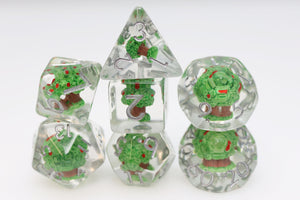 Apple Orchard RPG Dice Set Plastic Dice Foam Brain Games