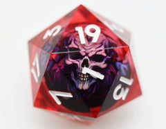 Sharp Edge Shifting Sphere RPG Dice Set - Lich King Plastic Dice Foam Brain Games
