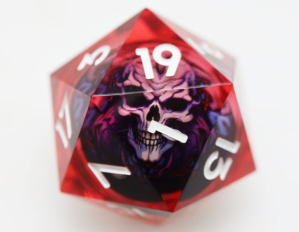 Sharp Edge Shifting Sphere RPG Dice Set - Lich King Plastic Dice Foam Brain Games