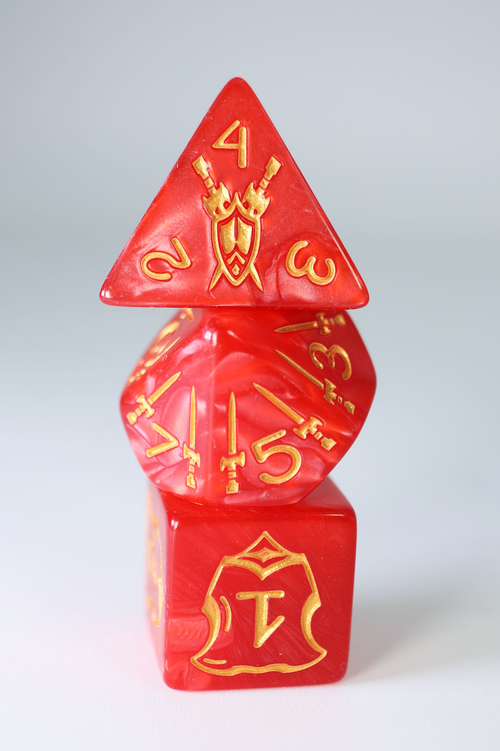 Queen's Armory: Infernal - 25mm RPG Dice Set Plastic Dice Foam Brain Games