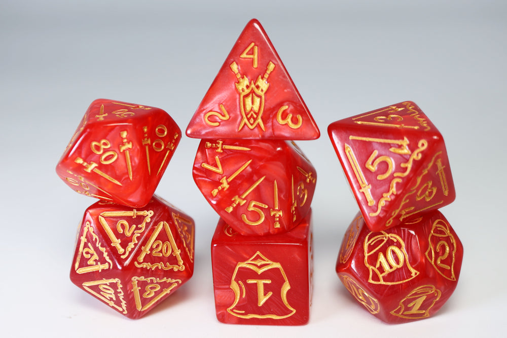 Queen's Armory: Infernal - 25mm RPG Dice Set Plastic Dice Foam Brain Games