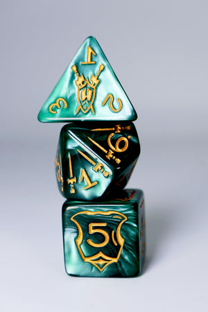 Queen's Armory: Woodland - 25mm RPG Dice Set Plastic Dice Foam Brain Games