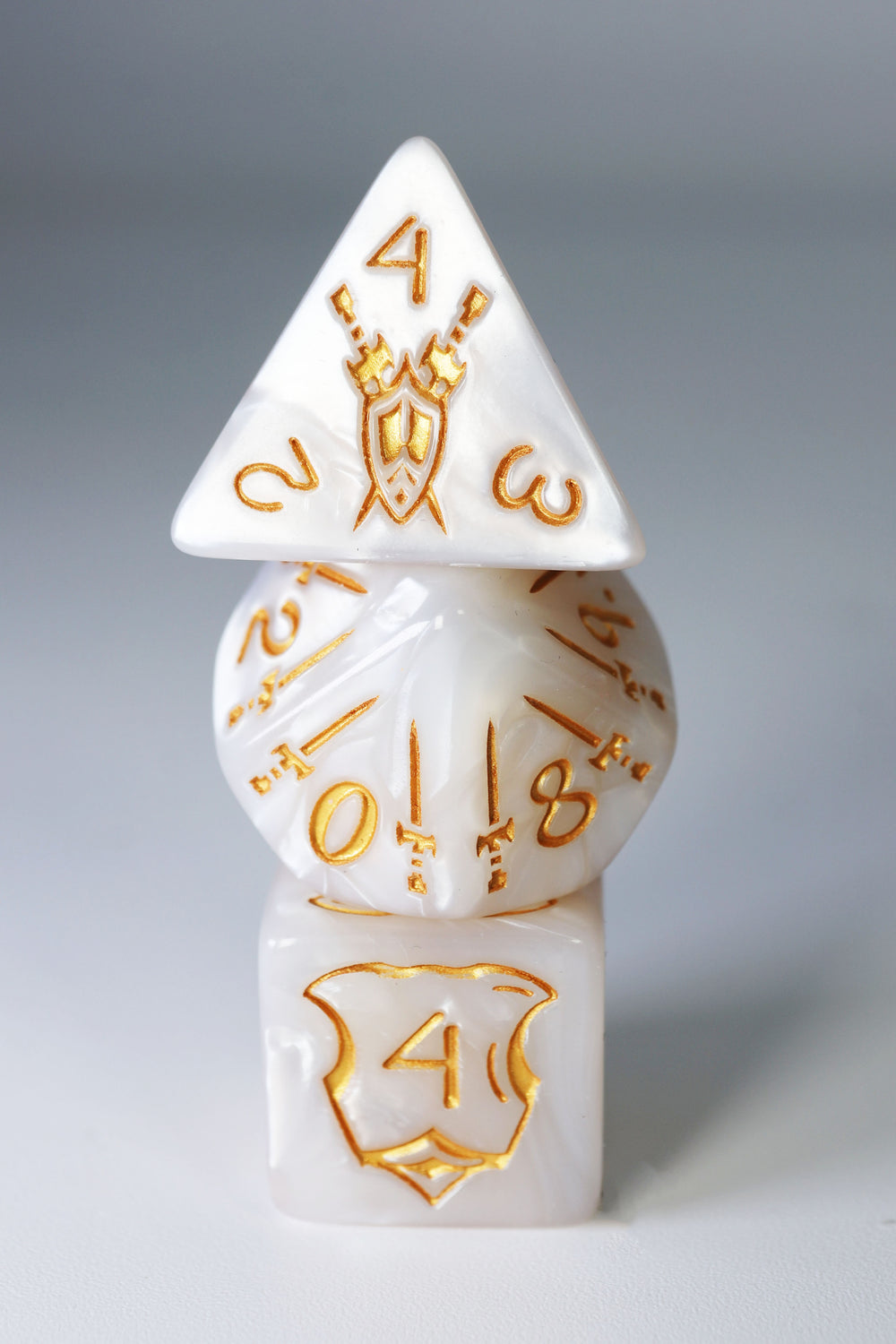 Queen's Armory: Holy - 25mm RPG Dice Set Plastic Dice Foam Brain Games