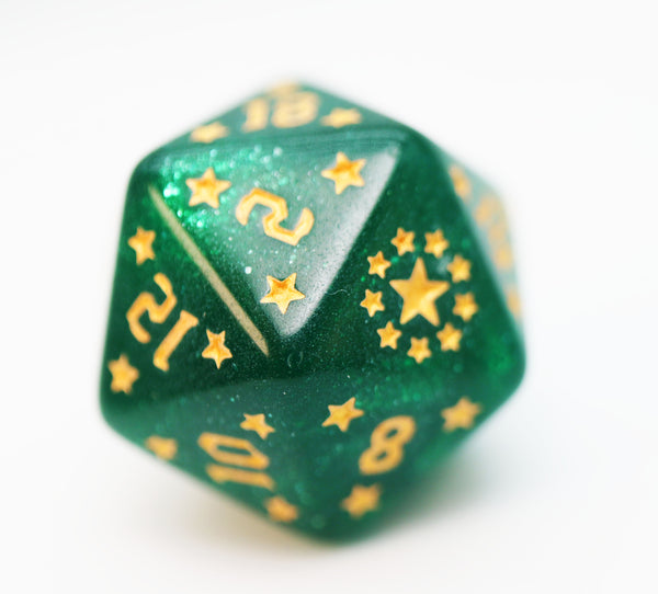 Shooting Stars: Manganese RPG Dice Set Plastic Dice Foam Brain Games