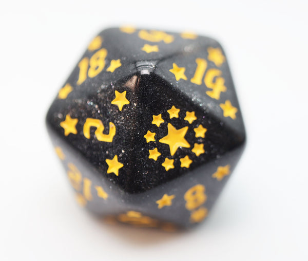 Shooting Stars: Barium RPG Dice Set Plastic Dice Foam Brain Games