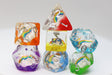 Double Rainbow RPG Dice Set Plastic Dice Foam Brain Games